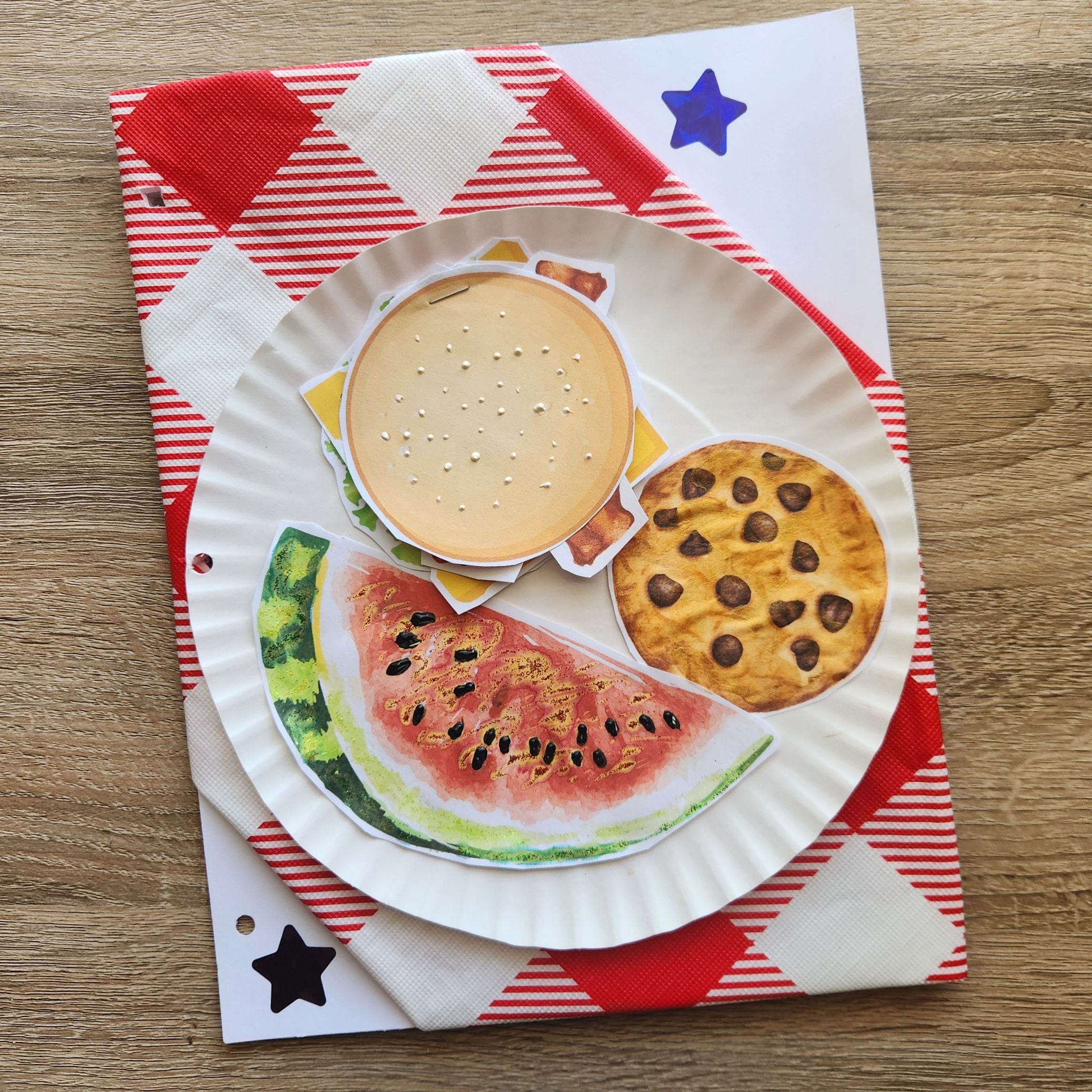 Scrapbook Page Kit Summer Picnic